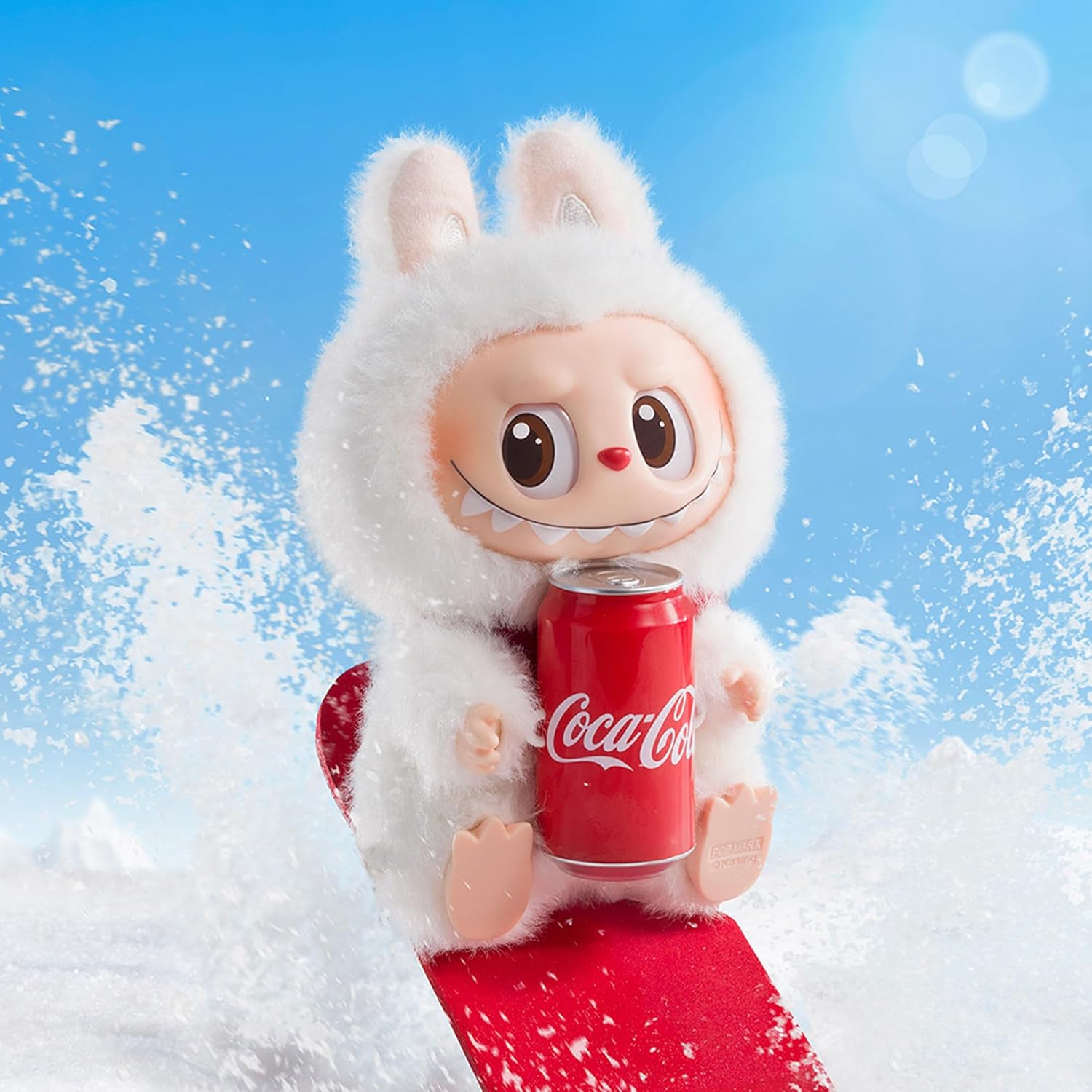 POP MART The Monsters COCA-COLA Series-Vinyl Face Blind Box, 6PCs Blind Box Figures, Random Design Action Figures Collectible Toys Home Decorations, Holiday Birthday Gifts, Whole Set
